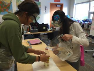 students doing project 